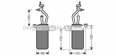 AVA QUALITY COOLING fdd389 -  Осушитель, кондиционер